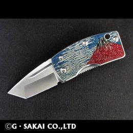 浮紋-UKIMON-　TANTO POINT　赤富士　