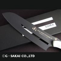 SABI KNIFE KITCHEN3 ブラックブレード 三徳包丁 パンダver　【限定フェイス】