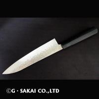 望泉作　牛刀 VG-10三枚鋼