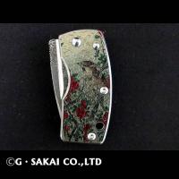 浮紋-UKIMON-　ダマスカス TANTO POINT 山茶花